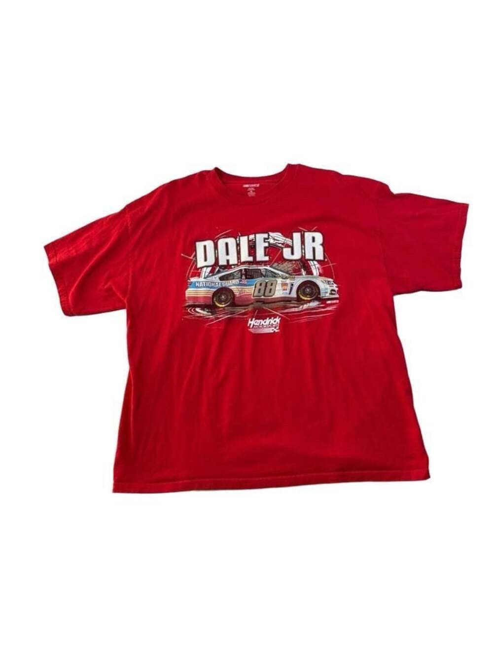 NASCAR Dale Earnhardt Jr. National Guard Hendrick Motorsports #88 Red Graphic T-
